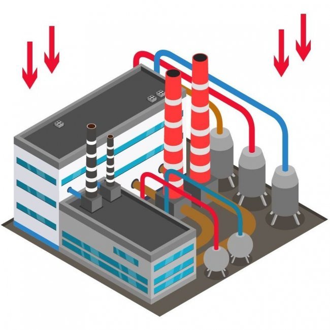 Приток воздуха в здание