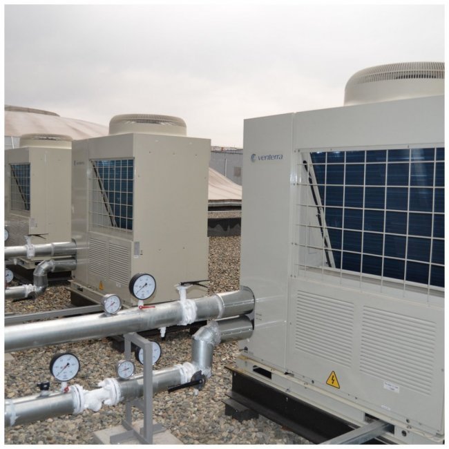 Установка полупромышленного кондиционера