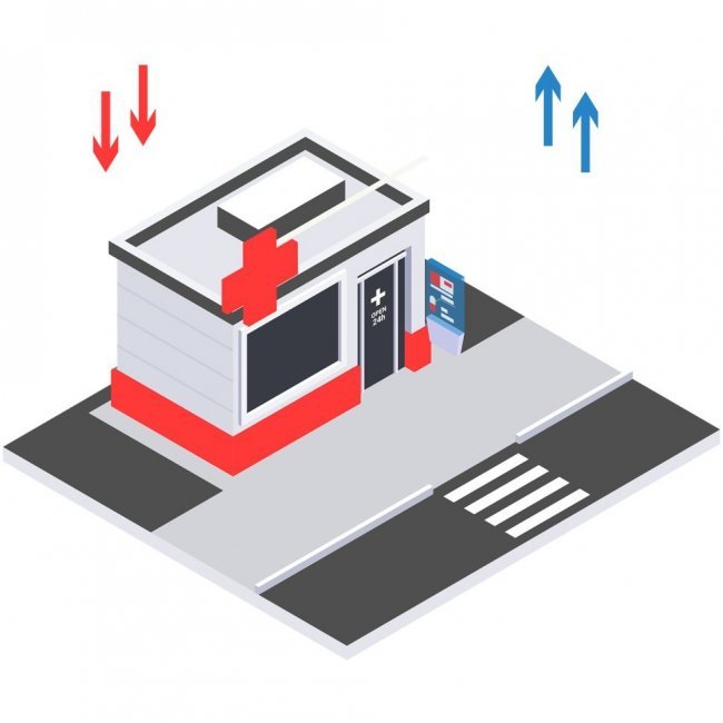 Приточно-вытяжная вентиляция аптеки